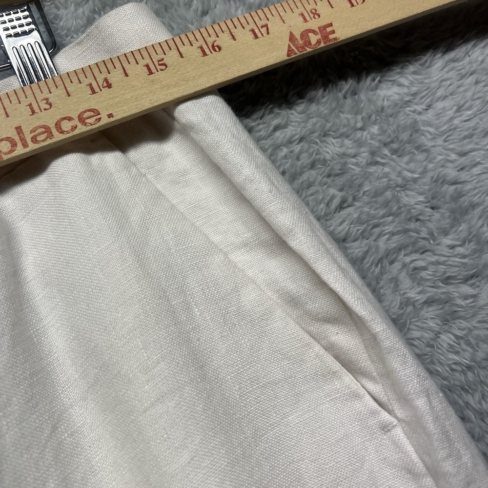 Murano Baird McNutt Linen Pants Mens 33x30 White Cuffed Lined Resort Beach - Picture 10 of 12